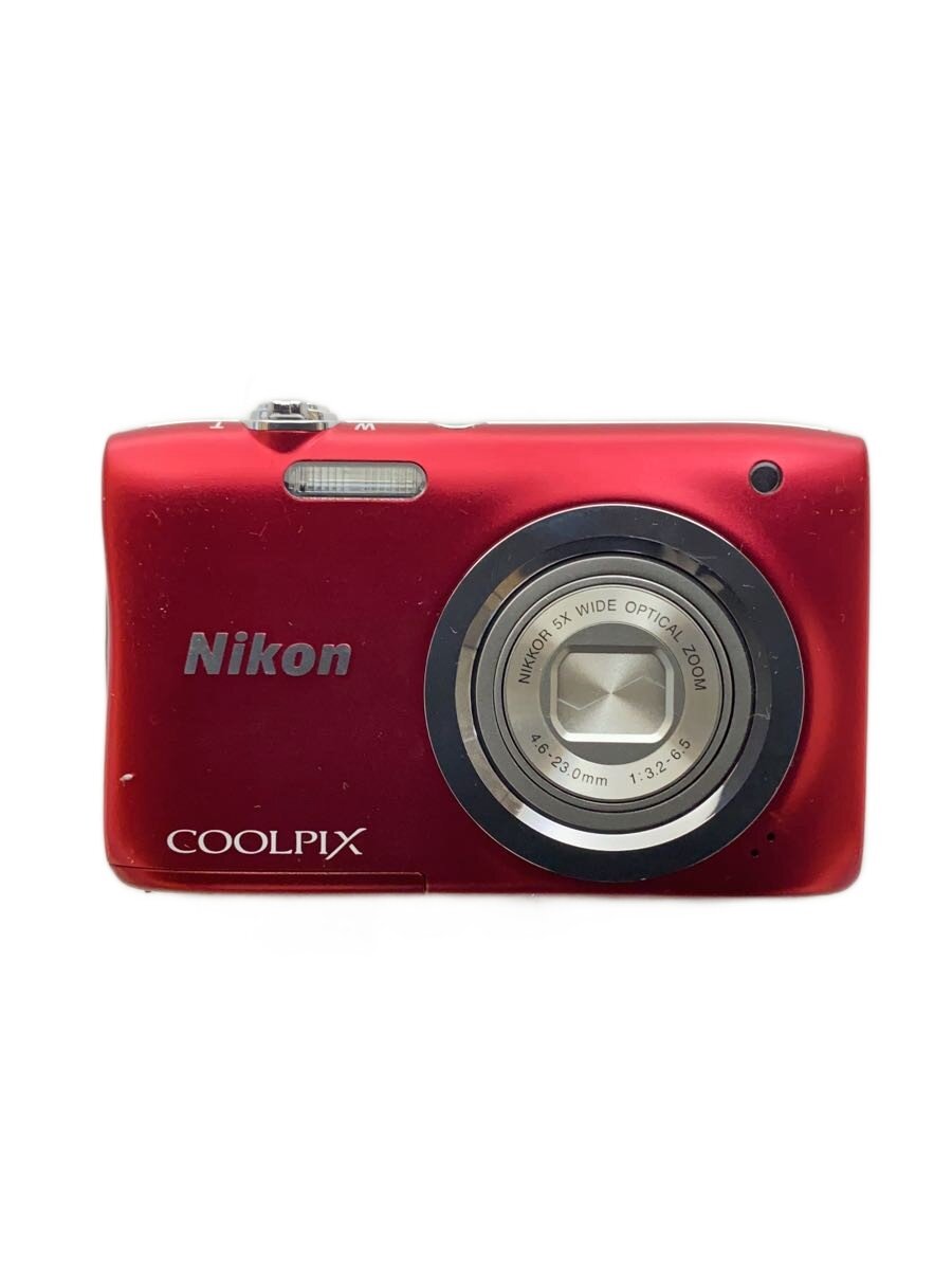 【中古】Nikon◆デジタルカメラ COOLPIX A100 [レッド]【カメラ】