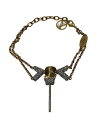 【中古】LOUIS VUITTON◆ブレスレット・エセンシャルVストラス_GLD/メッキ/スワロフスキー/GLD/レディース【服飾雑貨他】
