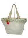 【中古】LESPORTSAC◆トートバッグ/--/CRM【バッグ】
