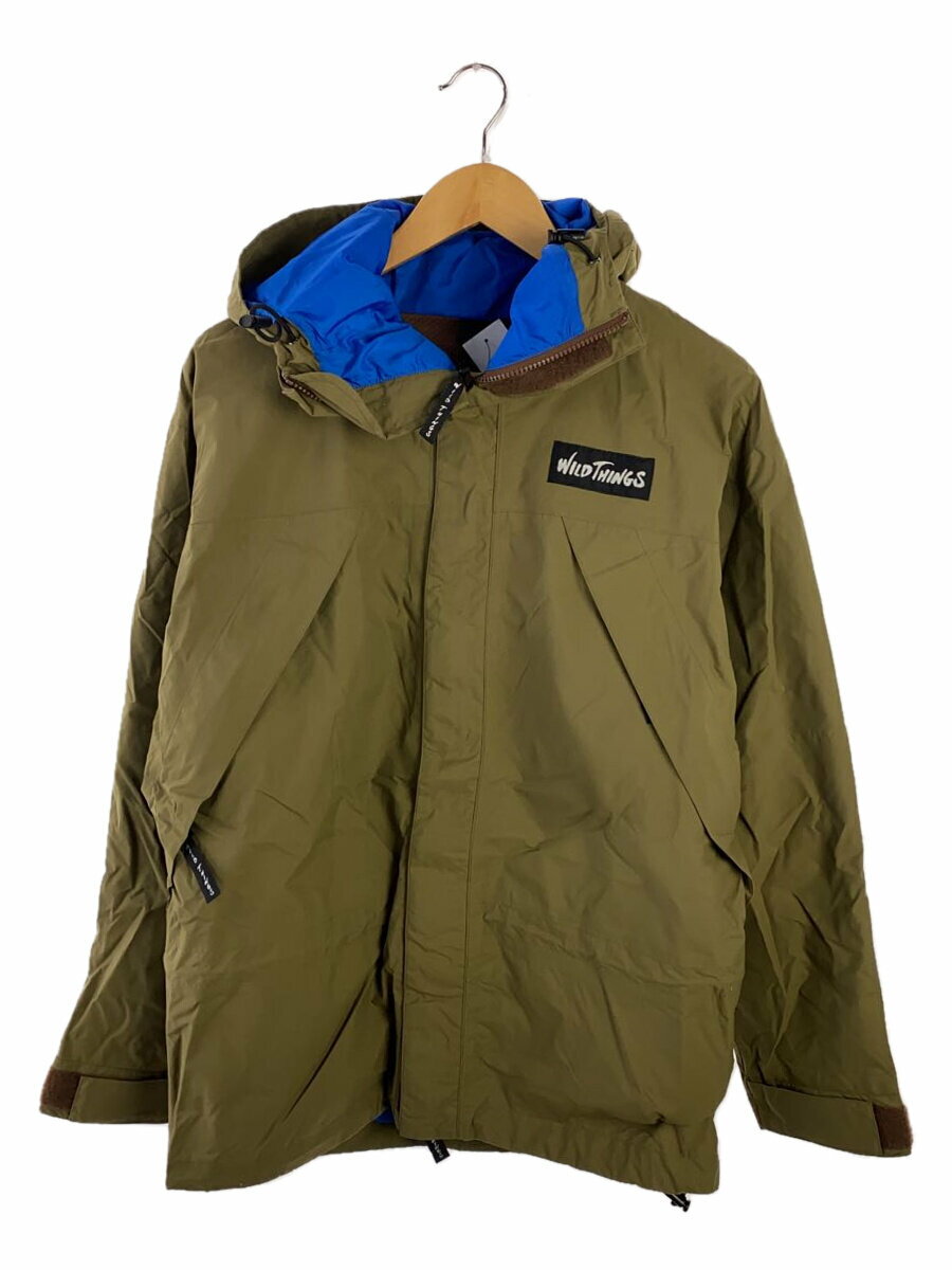 【中古】WILDTHINGS◆マウンテンパーカ/ドローコード/M/ナイロン/KHK/92WT-J951【メンズウェア】