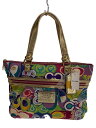 【中古】COACH◆トートバッグ/--/マルチカラー/総柄/15293【バッグ】