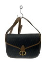 【中古】Christian Dior◆オールド/ハニカム/ショルダーバッグ/PVC/ブラウン【バッグ】
