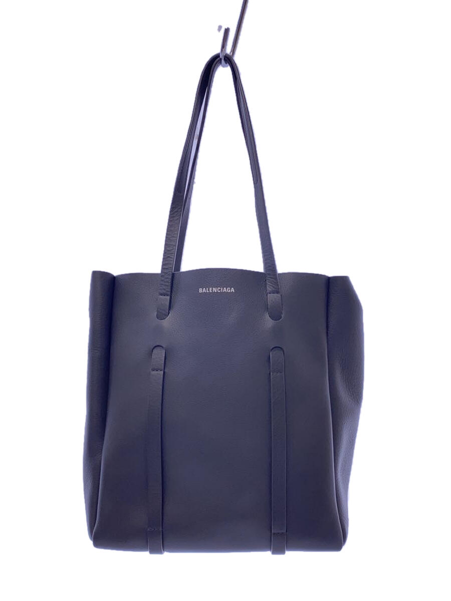 【中古】BALENCIAGA◆トートバッグ/羊革/GRY/無地/489813【バッグ】