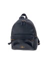 【中古】COACH◆ミニチャーリー_ブラック/レザー/ネイビー/無地/F38263 IMBLK///【バッグ】