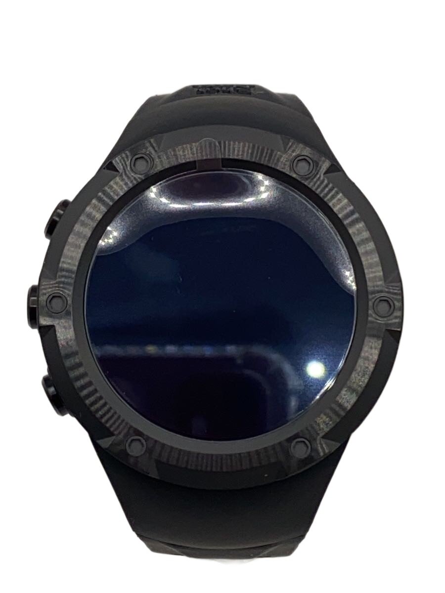 【中古】ShotNavi◆腕時計/デジタル/ラバー/BLK/BLK【服飾雑貨他】