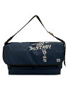 【中古】THRASHER◆SliderJoynt/メッセンジャーバッグ/ポリエステル/ネイビー/OR0031-6//【バッグ】