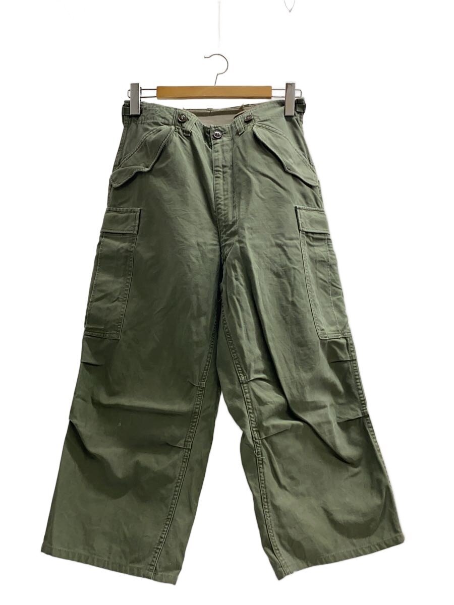 US.ARMY◆カーゴパンツ/M-1951/50s/コットン/カーキ/PRENTICEジッパー/丈詰め済