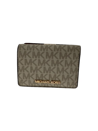 【中古】MICHAEL KORS◆3つ折り財布/PVC/WHT/総柄/レディース/35T2GTVE2B【服飾雑貨他】 【中古】MICHAEL KORS◆3つ折り財布/PVC/WHT/総柄/レディース/35T2GTVE2B【服飾雑貨他】