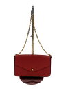 【中古】LOUIS VUITTON◆ポシェット・フェリシ-/M63700ショルダーバッグ/レザー/RED/総柄///【バッグ】