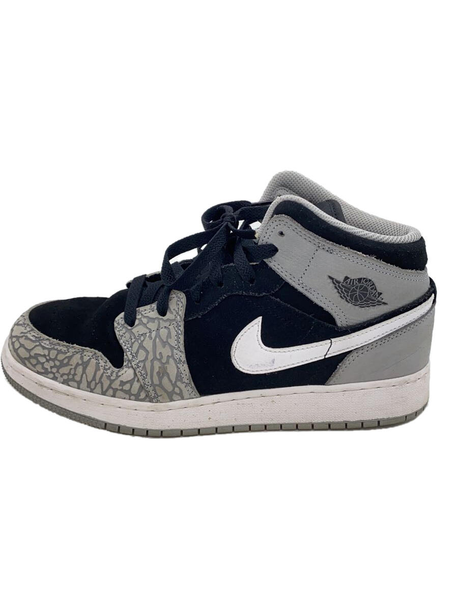 【中古】NIKE◆AIR JORDAN 1 MID SE/25cm/DM6216-016【シューズ】