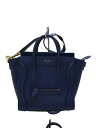 【中古】CELINE◆ラゲージナノショッパー//ハンドバッグ 仕入 /レザー/BLU/無地/189243【バッグ】