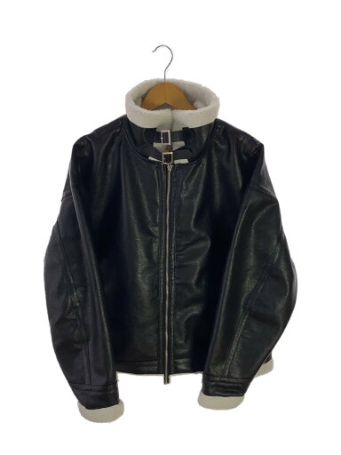 【中古】nilway◆ジャケット/M/フェイクレザー/BLK/sc23005nw【メンズウェア】 【中古】nilway◆ジャケット/M/フェイクレザー/BLK/sc23005nw【メンズウェア】