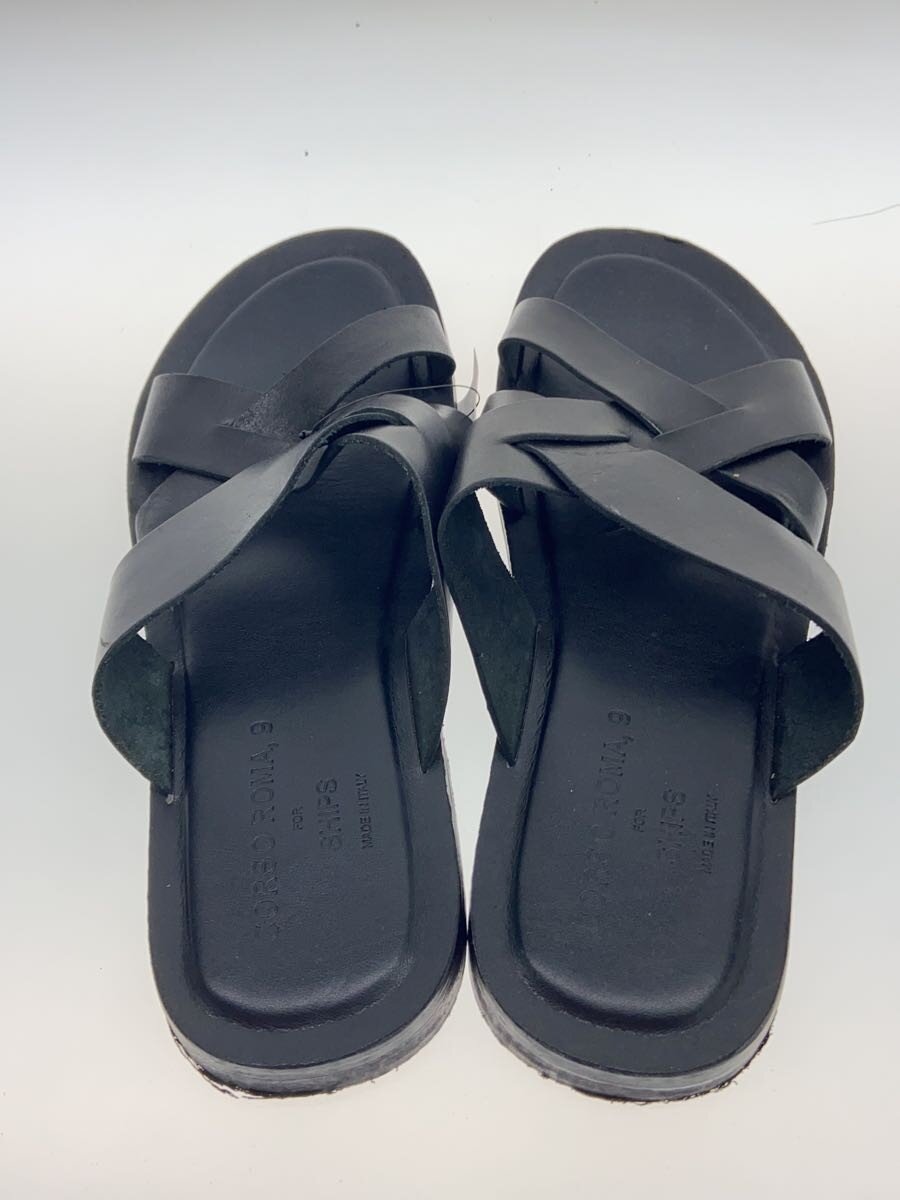 【中古】CORSOROMA9◆サンダル/42/BLK/レザー/? NULL ?【シューズ】