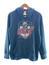 【中古】adidas◆Miami HEAT/マイアミヒート/パーカー/フーディ/L/コットン/ネイビー/F96402【メンズウェア】