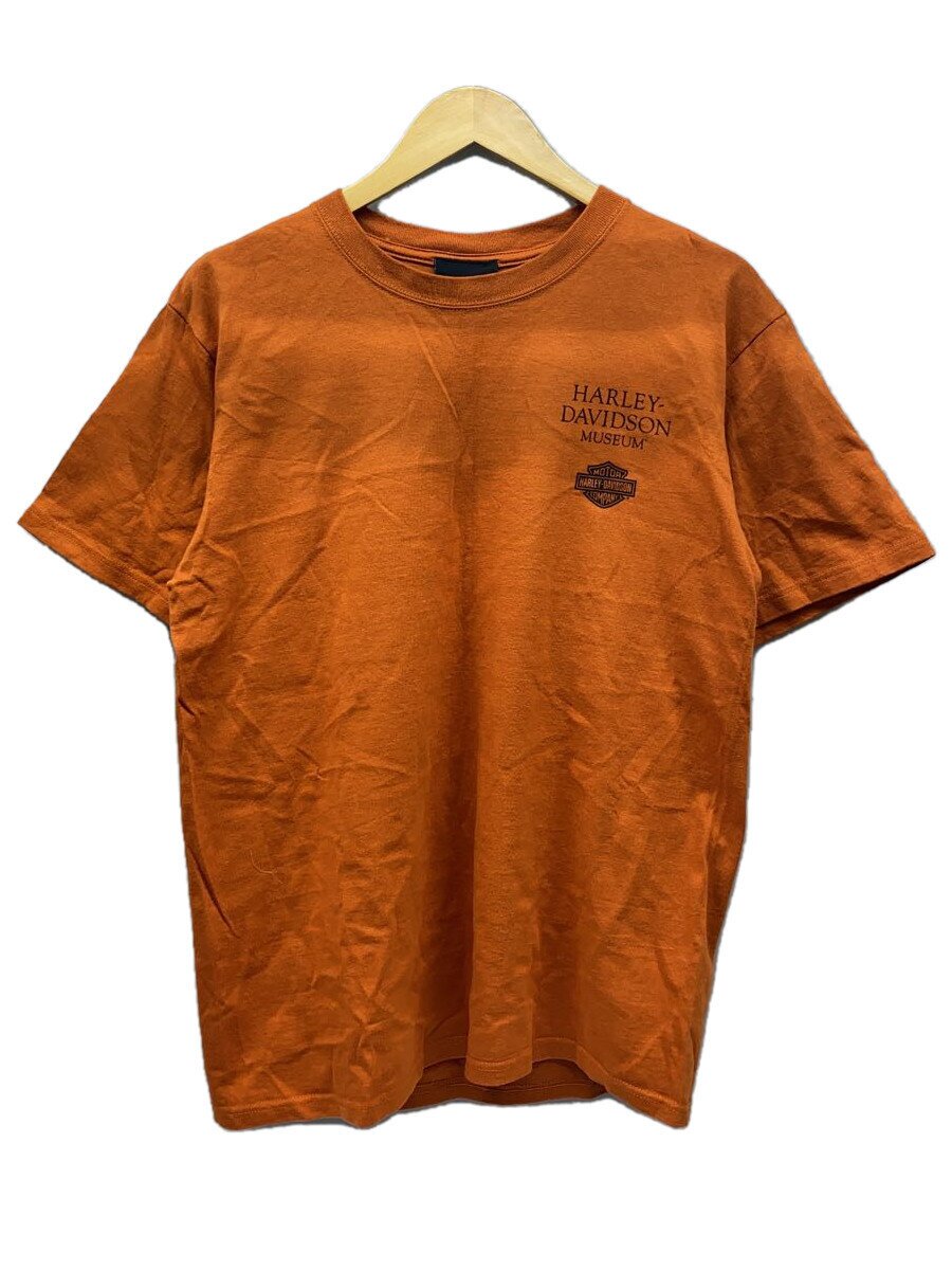 HARLEY DAVIDSON◆バックロゴプリント/PRE-SHRUNK/Tシャツ/半袖カットソー/M/コットン/ORN