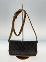 【中古】LOUIS VUITTON◆トローター_モノグラム・キャンバス_BRW/PVC/BRW【バッグ】