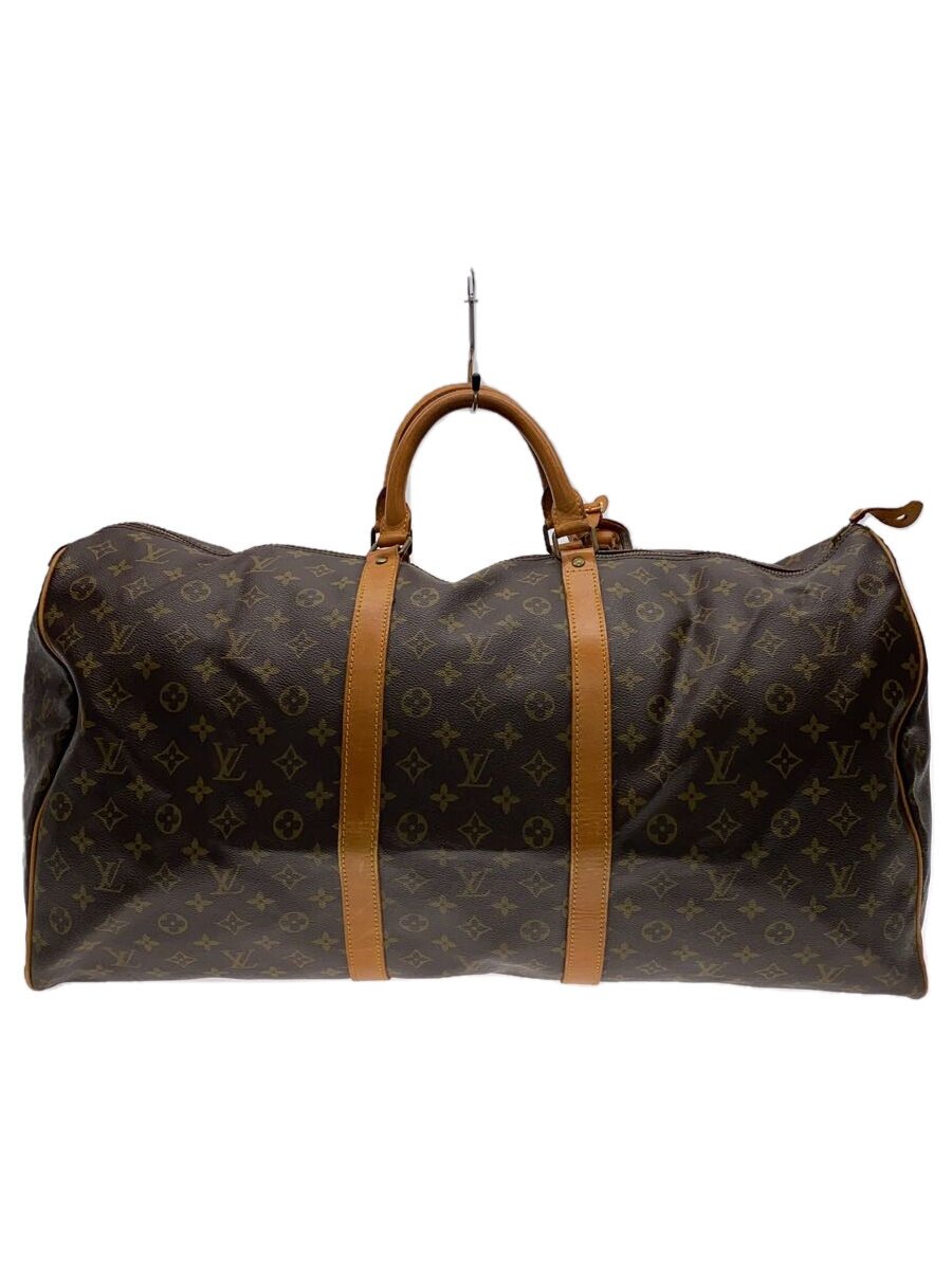 LOUIS VUITTON - 【中古】LOUIS VUITTON◆キーポル60_モノグラム・キャンバス_BRW/PVC/BRW【バッグ】