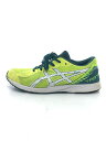 【中古】ASICS◆ローカットスニーカー/24.5cm/YLW/F450622【シューズ】