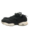 【中古】Reebok◆INSTAPUMP FURY OG/インスタポンプフューリーオリジナル/24cm/BLK【シューズ】