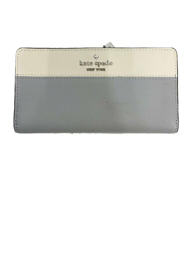 【中古】kate spade new york◆2つ折り財布/レザー/GRY/レディース【服飾雑貨他】 【中古】kate spade new york◆2つ折り財布/レザー/GRY/レディース【服飾雑貨他】