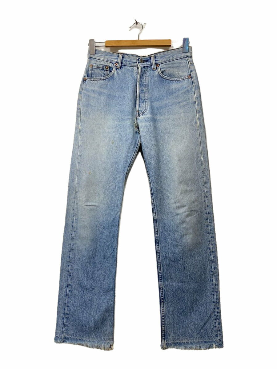 【中古】Levi’s◆90s/股破れあり/ボタン裏524/ボトム/30/デニム/IDG/無地【メンズウェア】