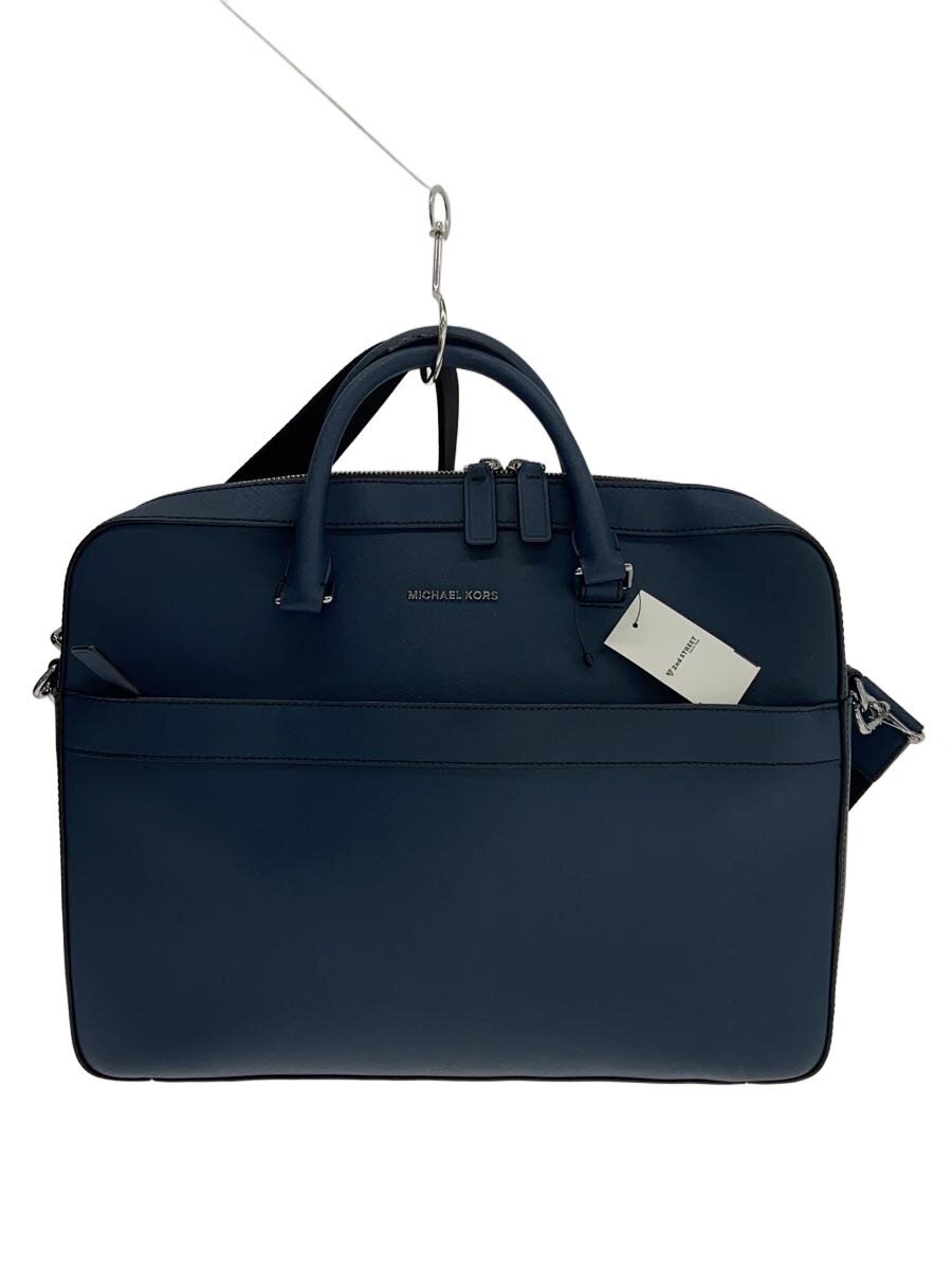 Attache Case - 【中古】MICHAEL KORS◆ブリーフケース/--/NVY/無地/37U9LHRA2L【バッグ】