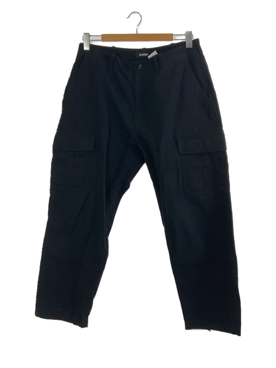 【中古】X-LARGE◆カーゴパンツ/34/コットン/BLK/無地/101212031001【メンズウェア】