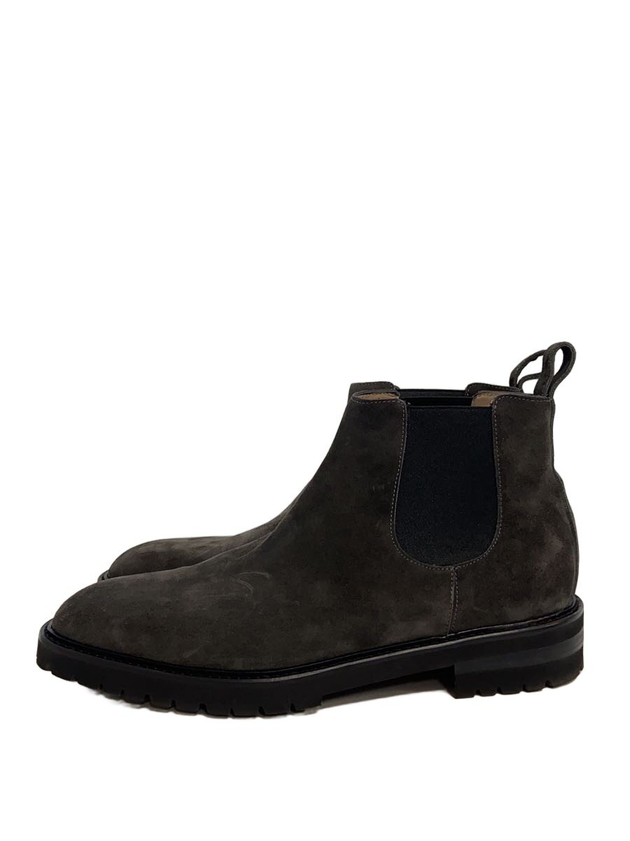 【中古】MANOLO BLAHNIK◆サイドゴアブーツ/US9/GRY/スウェード//【シューズ】