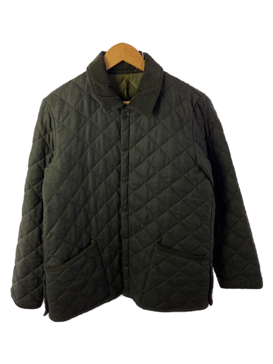 【中古】Barbour◆キルティングジャケット/40/ウール/KHK/1702216【メンズウェア】