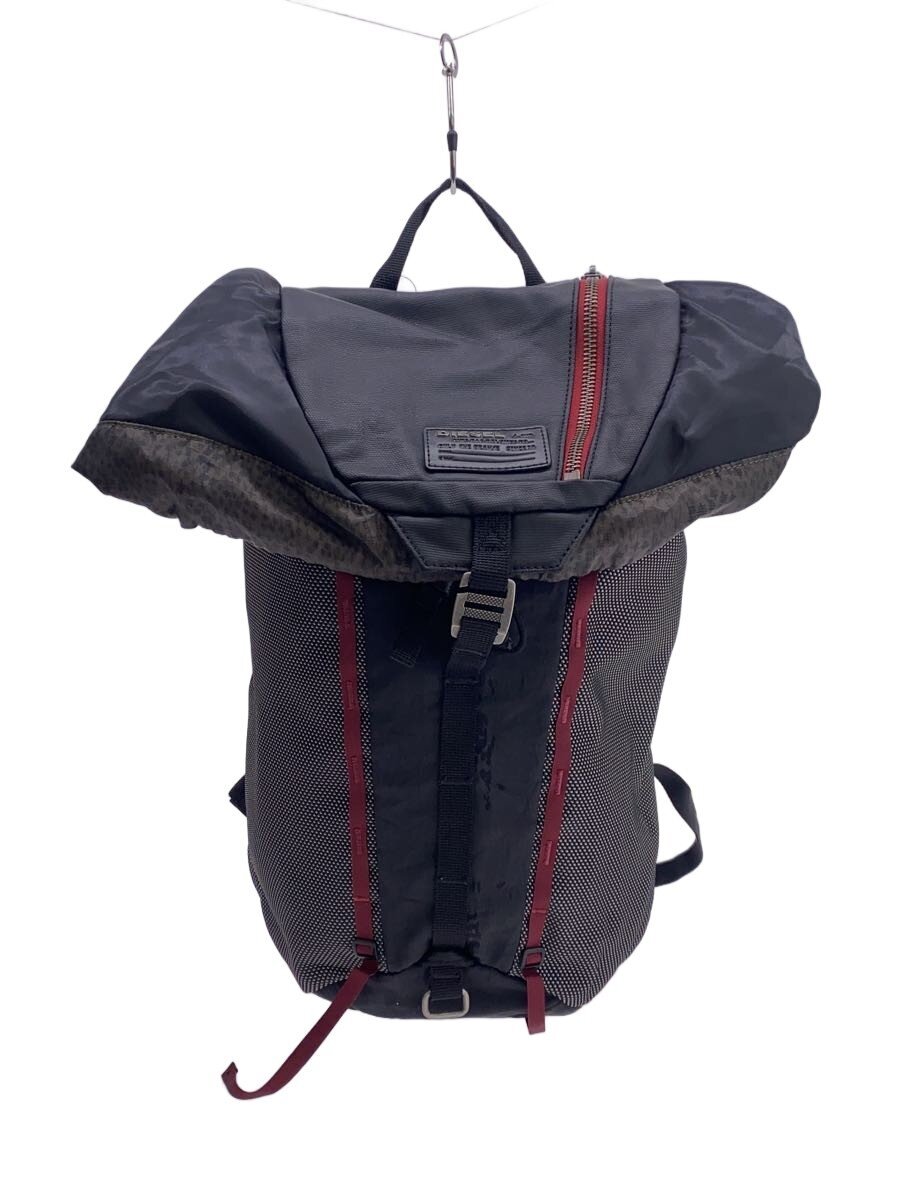 DIESEL - 【中古】DIESEL◆keep rolling m-keep/リュック/ナイロン/BLK/無地【バッグ】