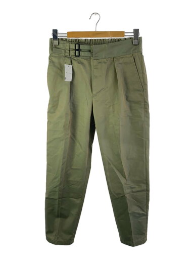 【中古】TOMORROWLAND◆24SS/ダブルバックルパンツ/S/コットン/GRN/63-04-41-04006【メンズウェア】 【中古】TOMORROWLAND◆24SS/ダブルバックルパンツ/S/コットン/GRN/63-04-41-04006【メンズウェア】