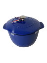 【中古】Staub◆鍋/容量:3L/BLU【キッチン用品】