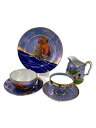 【中古】Noritake◆カップ&ソーサー&プレート&ミルクピッチャー//6点セット【キッチン用品】