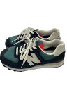 【中古】NEW BALANCE◆U574/ブラック/25cm/BLK【シューズ】