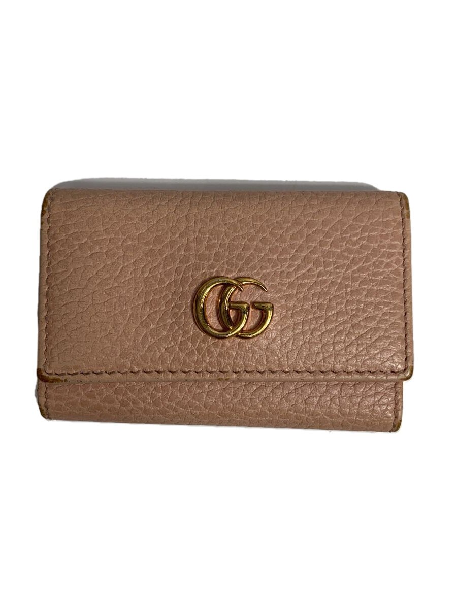 【中古】GUCCI◆キーケース/レザー/PNK/レディース【服飾雑貨他】