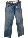 【中古】Levi’s Vintage Clothing◆501XX復刻/トルコ製/32×32/コットン/IDG/無地/33501 0026【メンズウェア】