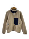 【中古】patagonia◆フリースジャケット/M/ポリエステル/CRM/無地/STY23056FA20【メンズウェア】(4)
