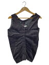 【中古】MAISON SPECIAL◆Corduroy Asymmetry Vest ジレベスト/FREE/コットン/GRY/21242315804【レディースウェア】