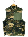【中古】adidas◆M CAMO FLCE VEST/L/ポリエステル/KHK/無地/IP0277//【メンズウェア】