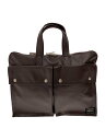 【中古】PORTER◆FREESTYLE/ブリーフケース/PVC/BRW【バッグ】