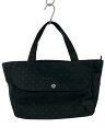 【中古】PORTER GIRL◆GIRL DAYSY/BLK/ドット【バッグ】