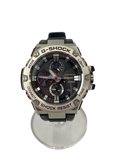 【中古】CASIO◆ソーラー腕時計・G-SHOCK/アナログ/ラバー/BLK/BLK/SS【服飾雑貨他】 【中古】CASIO◆ソーラー腕時計・G-SHOCK/アナログ/ラバー/BLK/BLK/SS【服飾雑貨他】