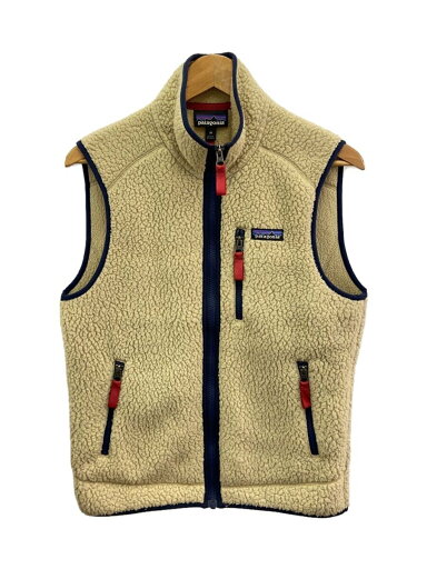 【中古】patagonia◆フリースベスト/XS/ポリエステル/BEG/無地/22820FA18【メンズウェア】 【中古】patagonia◆フリースベスト/XS/ポリエステル/BEG/無地/22820FA18【メンズウェア】