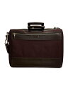 【中古】Paul Smith◆SOFT COLLECTION BRIEFCASE 2WAY ヘリンボーン/パープル/南京錠鍵欠品【バッグ】