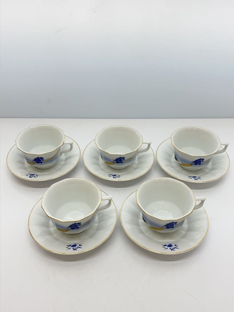 【中古】ROYAL COPENHAGEN◆カップ&ソーサー/5点セット/WHT//【キッチン用品】