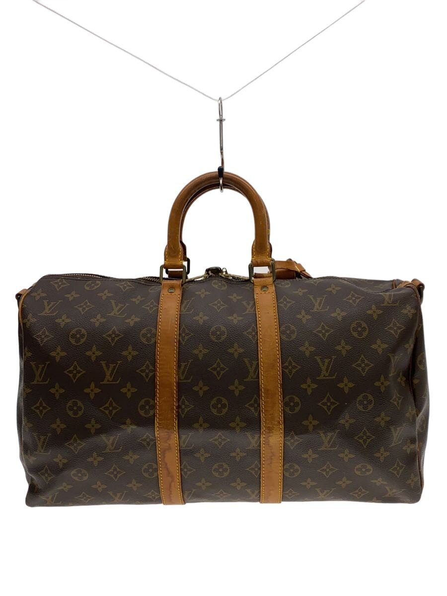 【ブランド】LOUIS VUITTON 【ブランドカナ】ルイヴィトン 【型番】M41428 【程度】C 【サイズ】 【メインカラー】ブラウン 【素材・生地】PVC（ビニール） 【キーワード】　　 2026/02/11 セカンドストリート足立保木間店【2068】【中古】LOUIS VUITTON◆キーポル45_モノグラム・キャンバス/PVC/BRW ブランド LOUIS VUITTON 型番 M41428 カラー ブラウン 柄 総柄 素材・生地 PVC（ビニール）>色・素材について サイズ >サイズ表示について 実寸（cm） 【バッグ】 マチ：21 / 高さ：25 / 幅：46 / 持ち手：34 【その他】 その他サイズ：/ 商品は　セカンドストリート足立保木間店の店頭にて販売しております。商品に関するお問合わせは、お電話(TEL:03-5831-0512)にて、問合わせ番号：2320686125285をお伝えください。 配送方法やお支払い方法に関するお問い合わせは、サポートセンターまでご連絡をお願いします。 ※お電話の対応は営業時間内のみとなります。お問い合わせフォームでお問い合わせの際はご注文番号をご記入下さい この商品に関する出品店舗からのコメント 全体的に使用感が見受けられるため、お買い求めやすくなっております。その他商品に関して気になる点がございましたら、お気軽に店舗までお問い合わせくださいませ。