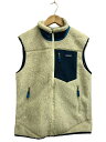 【中古】patagonia◆フリースベスト/M/ポリエステル/クリーム/23048FA24/Classic Retro-X Vest【メンズウェア】