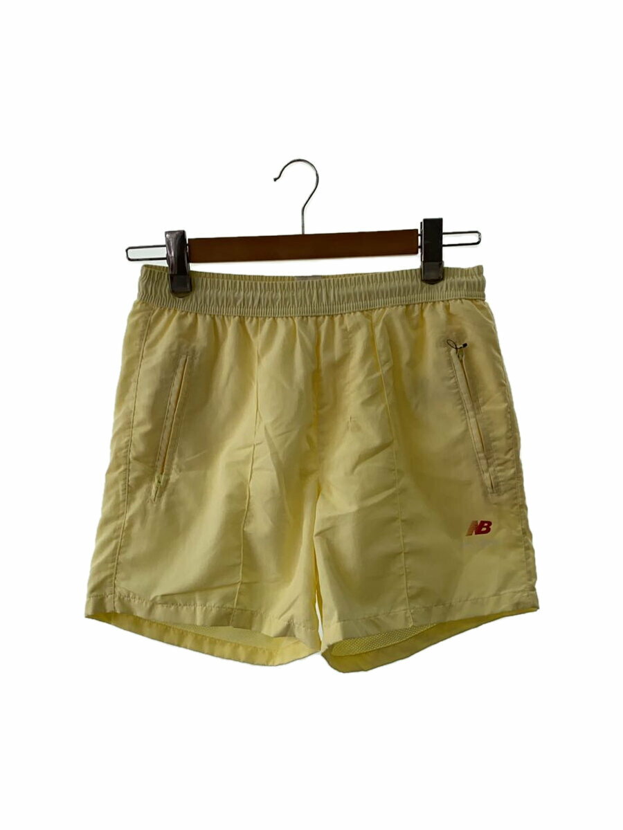 【中古】NEW BALANCE◆Made in USA Pintuck Short ショートパンツ/S/ナイロン/YLW/MS31541【メンズウェア】