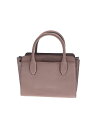 【中古】BVLGARI◆ハンドバッグ/レザー/PNK/無地/チャーム欠品/2WAY【バッグ】(4)