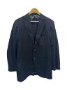 【中古】BURBERRY LONDON◆テーラードジャケット/L/ウール/BLK/A1E14-171-09/背抜き/シルク混【メンズウェア】